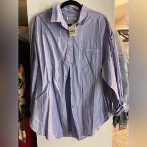 We The Free Happy Hour Striped Poplin Top